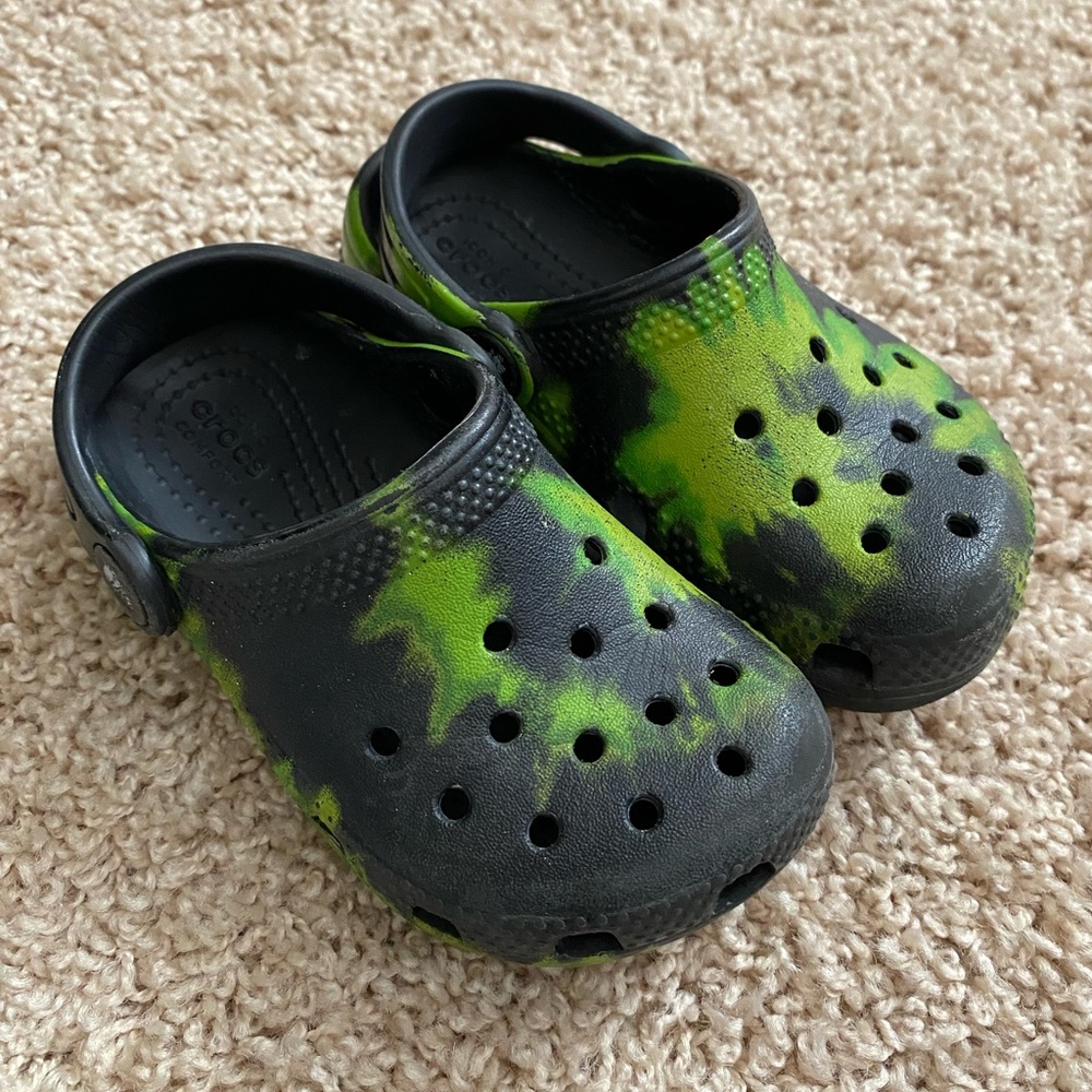 Toddler T8 Tie Dye - Marbled Crocs